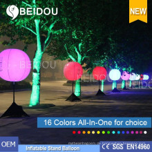 Großhandel PVC LED Ballons Beleuchtung Werbung Aufblasbare Stativ Stand Ballon